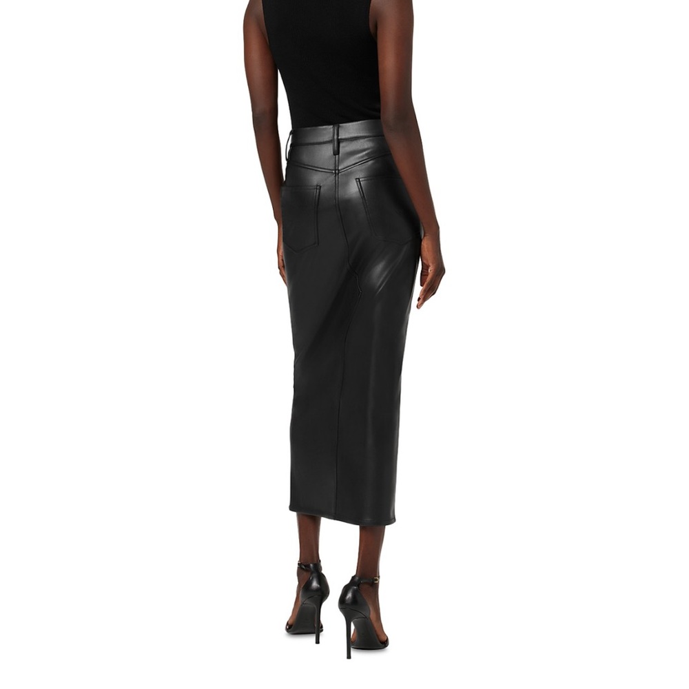 Hudson black faux leather size 28
